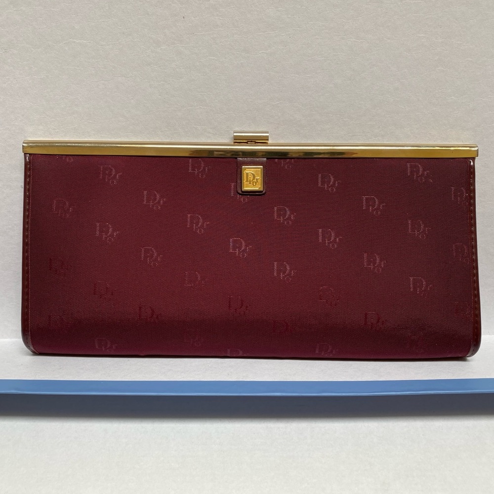 Christian Dior Diorissimo Frame logo Clutch - Picture 3 of 12